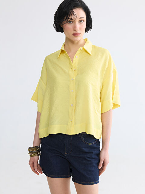 LCW Vision Modal Karışımlı Kadın Gömlek