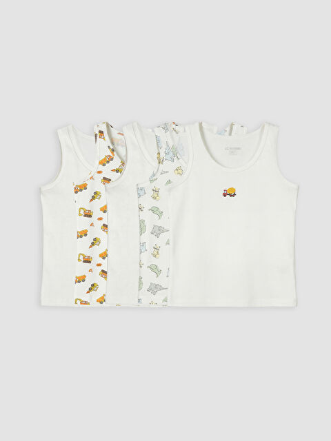 LCW Kids Bisiklet Yaka Erkek Çocuk Atlet 5'li