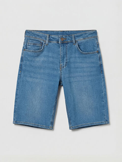 LCW Jeans Standart Kalıp Erkek Jean Şort - S6R418Z8-H45