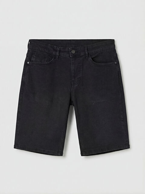 LCW Jeans Slim Fit Erkek Jean Şort - S6R419Z8-326