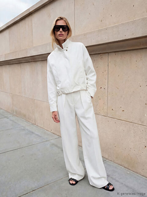 LCW Vision Standart Fit Kadın Gabardin Pantolon