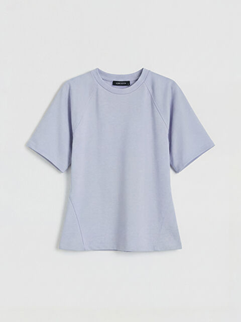 LCW Vision Bisiklet Yaka Kadın Tişört