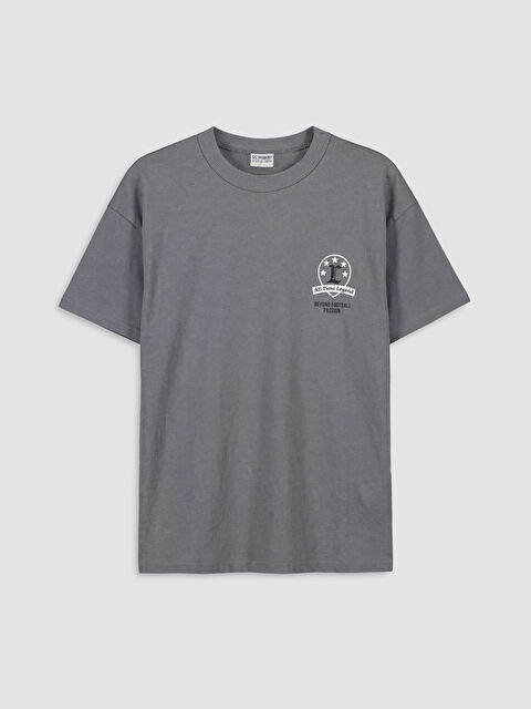 LCW Kids Bisiklet Yaka Baskılı Erkek Çocuk Tişört - S6R627Z4-R2H