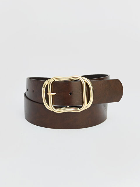LCW ACCESSORIES Deri Görünümlü Kadın Kemer