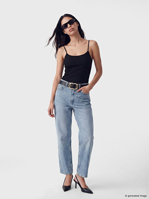 LCW ACCESSORIES Deri Görünümlü Kadın Kemer