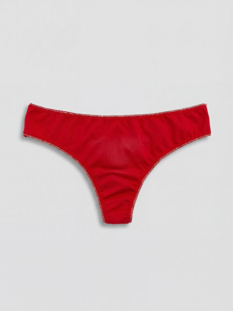 LCW DREAM Simli Biyeli Tanga Külot - S6R653Z8-YZQ