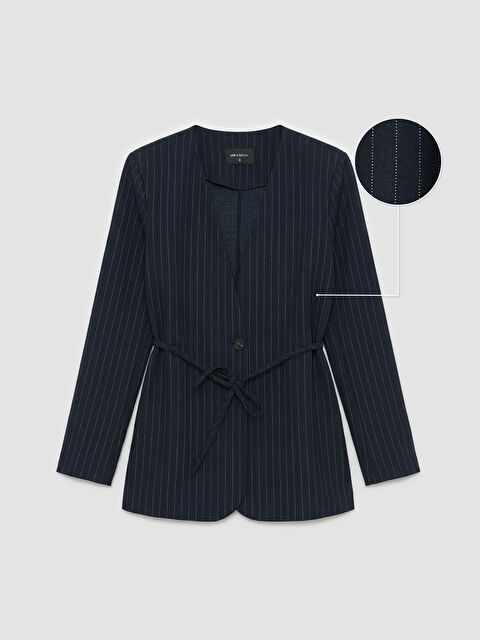 LCW EVERYDAY Çizgili Kadın Blazer Ceket
