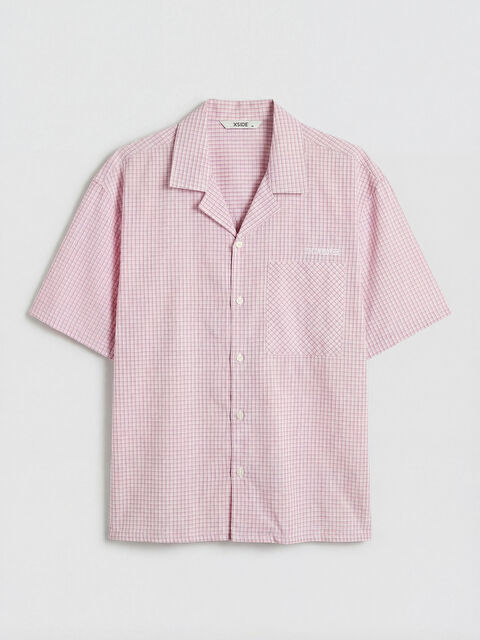 XSIDE Loose Fit Ekose Erkek Gömlek - S6R698Z8-LNQ