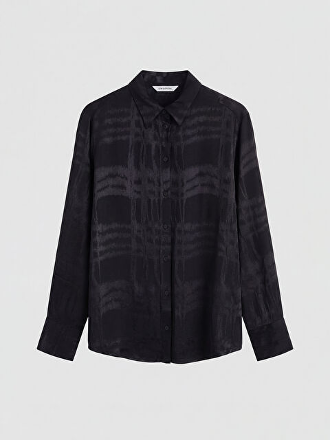 LCWAIKIKI Classic Desenli Kadın Gömlek - S6R713Z8-CVL