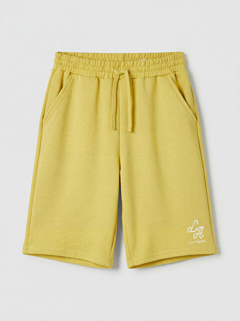 LCW Kids Los Angeles Baskılı Erkek Çocuk Şort
