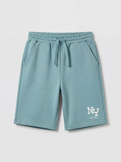 LCW Kids Baskılı Soft Touch Erkek Çocuk Şort