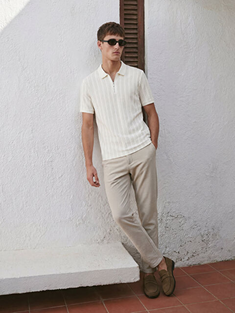 LCW Vision Polo Yaka Triko Erkek Tişört