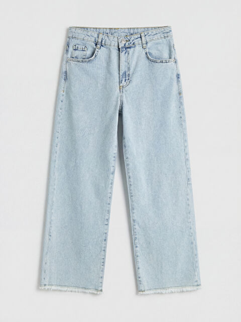 LCW Kids Wideleg Kız Çocuk Jean Pantolon - S6R820Z4-V2T