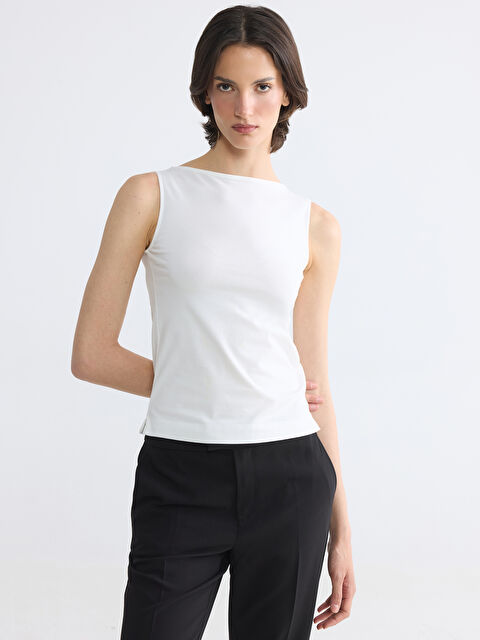 LCW EVERYDAY Kayık Yaka Kadın Atlet