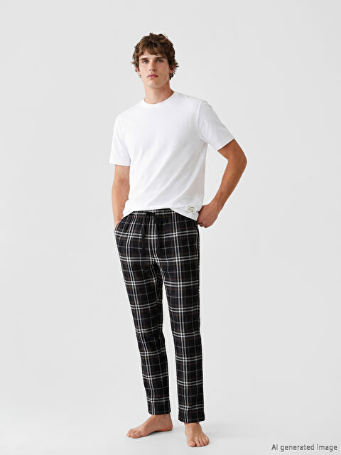 LC WAIKIKI Standart Kalıp Ekose Erkek Pijama Altı