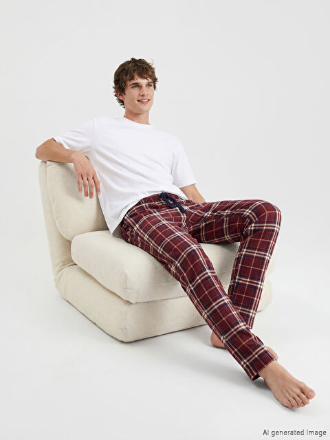 LC WAIKIKI Standart Kalıp Ekose Erkek Pijama Altı