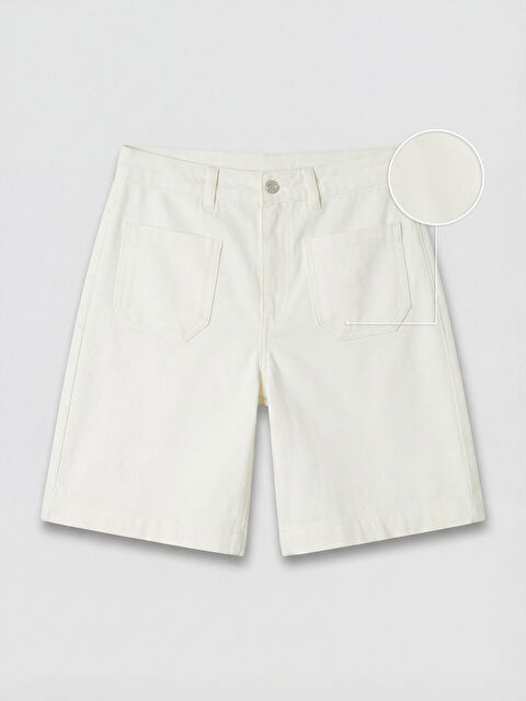 LCW Jeans Yüksek Bel Kadın Jean Şortolon