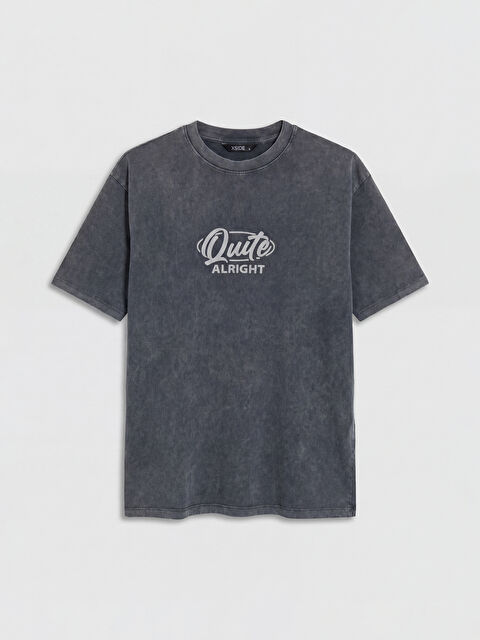 XSIDE Bisiklet Yaka Baskılı Erkek Tişört