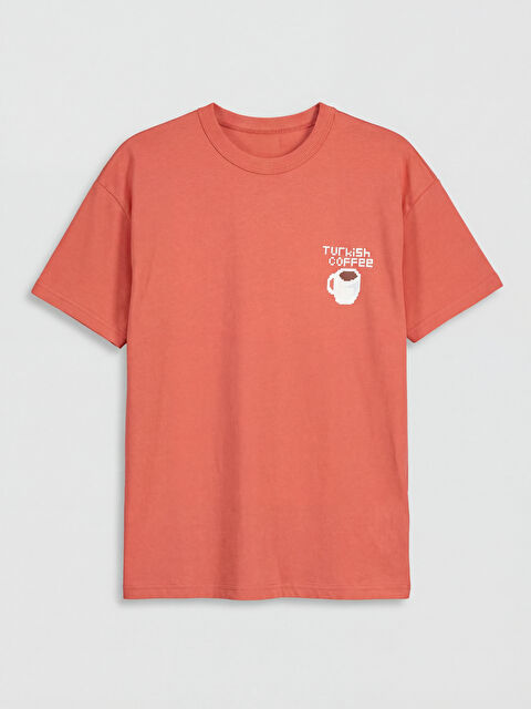 LCW Kids Bisiklet Yaka Baskılı Erkek Çocuk Tişört