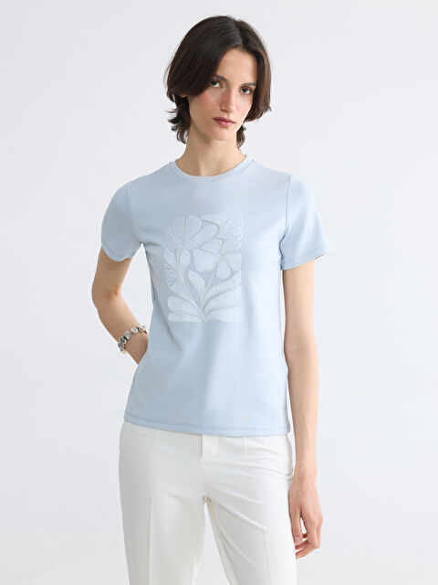 LCW EVERYDAY Bisiklet Yaka Kadın Tişört