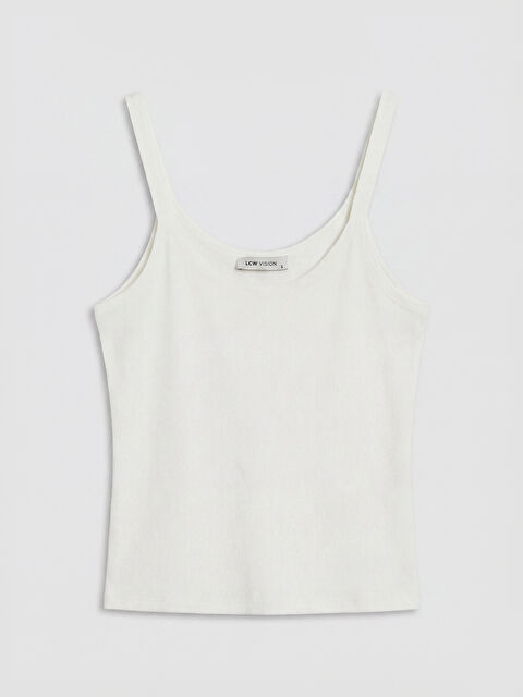 LCW Vision V Yaka Fitilli İp Askılı Kadın Atlet