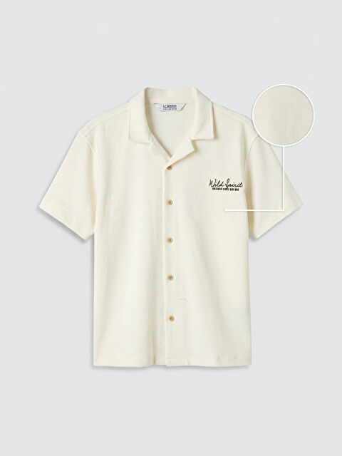 LCW Kids Baskılı Erkek Çocuk Gömlek