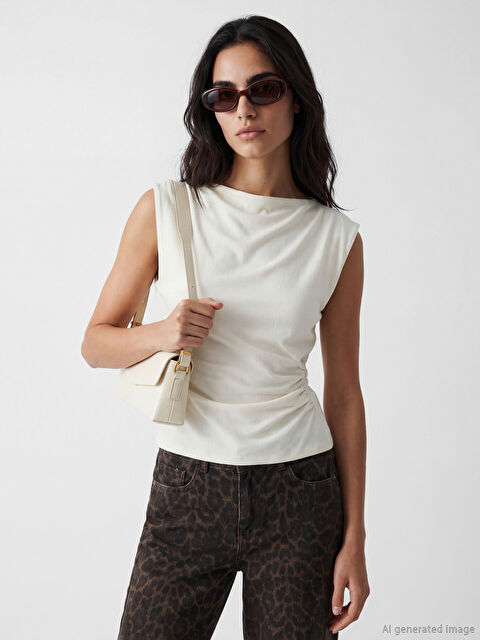 LCW ACCESSORIES Deri Görünümlü Kadın Omuz Çantası