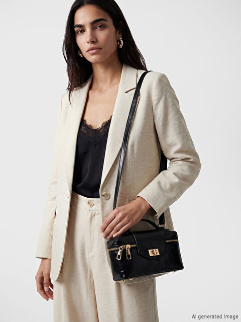 LCW ACCESSORIES Deri Görünümlü Kadın Omuz Çantası