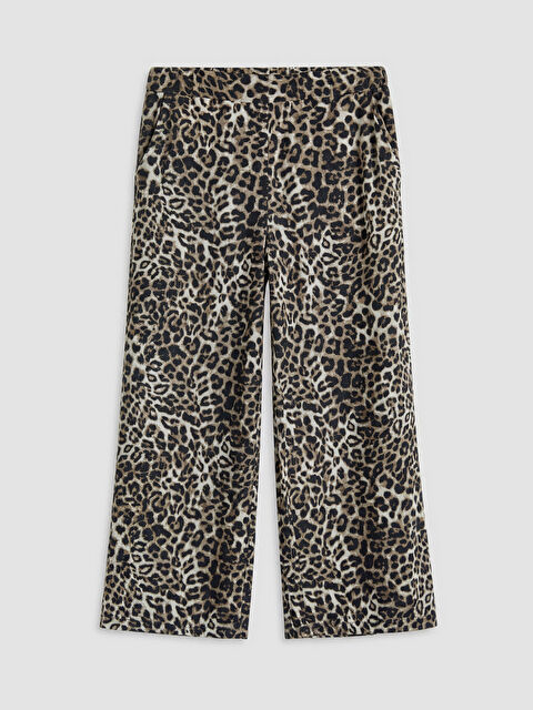LCWAIKIKI Classic Leopar Desenli Kadın Pantolon