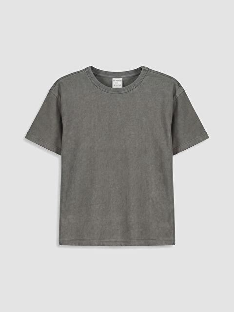 LCW Kids Bisiklet Yaka Kısa Kollu Erkek Çocuk Tişört