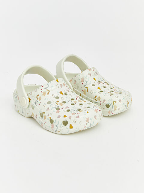 LCW STEPS Baskılı Kız Çocuk Plaj Sandaleti