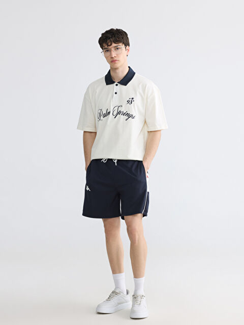 Kappa LC WAIKIKI Rahat Kalıp Baskılı Erkek Spor Şort