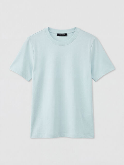 LCW Vision Bisiklet Yaka Kadın Tişört