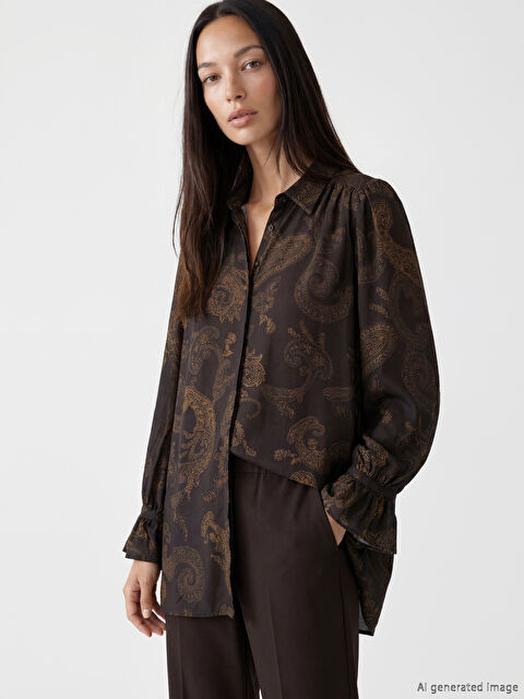 LCW STUDIO Desenli Kadın Gömlek Tunik