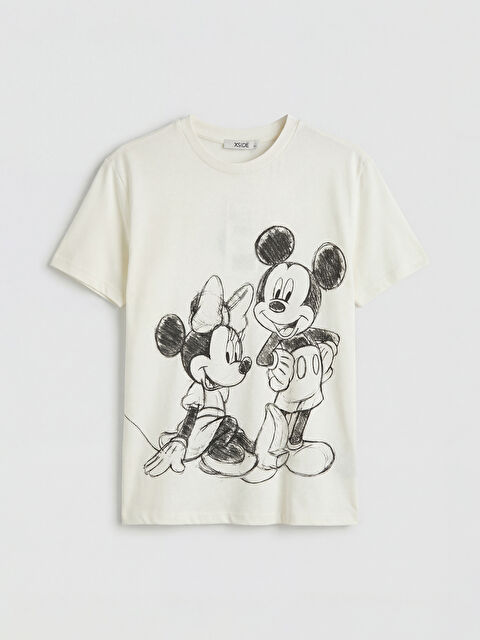 XSIDE Mickey Mouse Baskılı Kadın Tişört