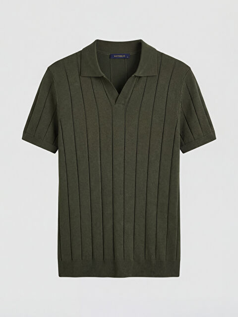 SOUTHBLUE Polo Yaka Çizgili Erkek Triko Tişört