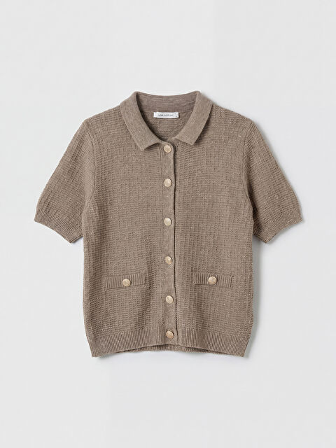 LCW EVERYDAY Polo Yaka Kadın Triko Hırka