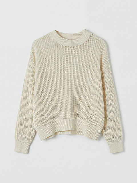 LCW Vision Bisiklet Yaka Ajurlu Kadın Triko Kazak