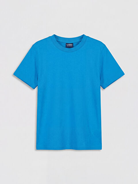 LCW Kids Bisiklet Yaka Kısa Kollu Erkek Çocuk Tişört