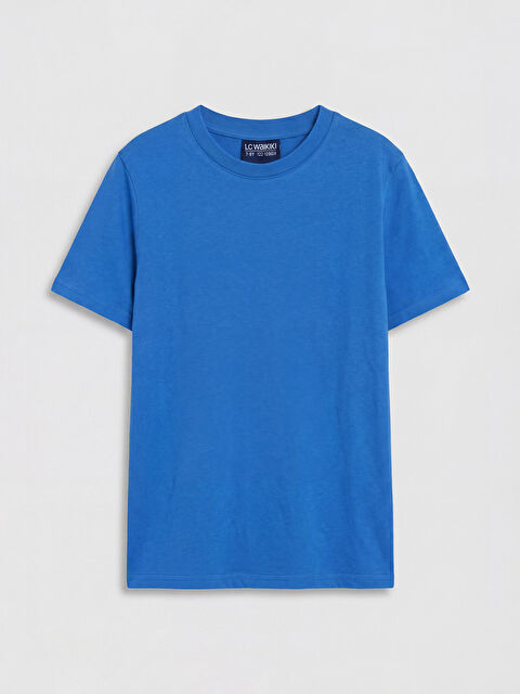 LCW Kids Bisiklet Yaka Kısa Kollu Erkek Çocuk Tişört