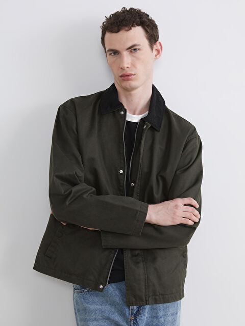 XSIDE Rahat Kalıp Gömlek Yakalı Erkek Mont