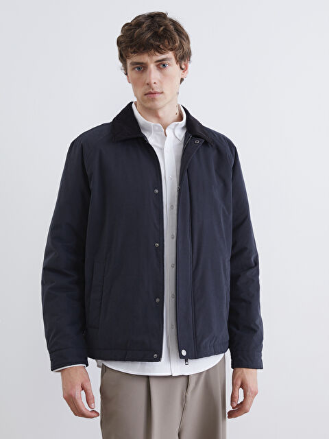 SOUTHBLUE Kadife Gömlek Yaka Erkek Ceket