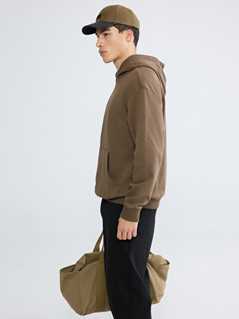 XSIDE Kanguru Cepli Erkek Kalın Hoodie - W60852Z8-J0U