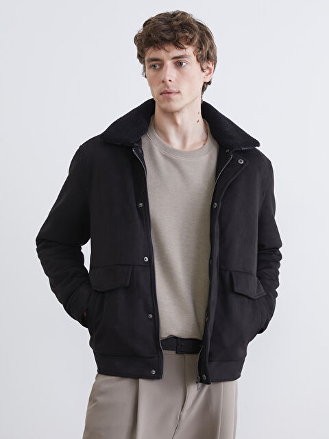 SOUTHBLUE معطف أسود رجل - W60918Z8-CVL