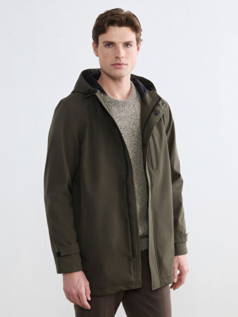 SOUTHBLUE Standart Kalıp Kapüşonlu Erkek Yağmurluk - W60927Z8-HCZ