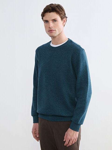 SOUTHBLUE Bisiklet Yaka Erkek Sweatshirt - W61288Z8-8J3