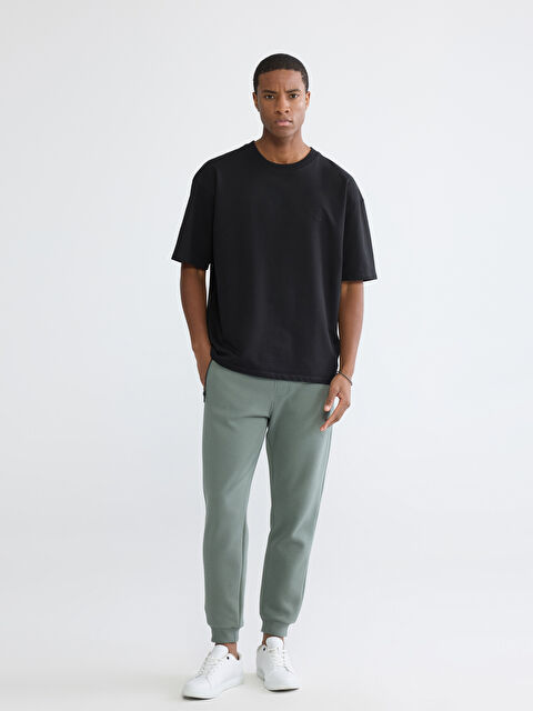 XSIDE Standart Kalıp Erkek Kalın Jogger Eşofman Altı - W61766Z8-S8V