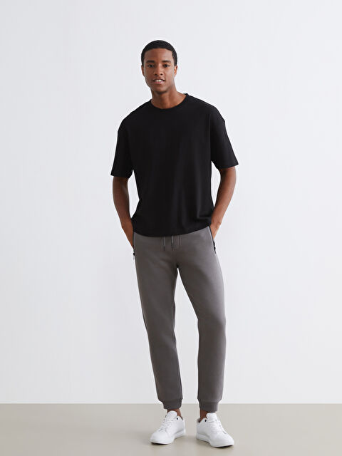 XSIDE Standart Kalıp Erkek Kalın Jogger Eşofman Altı - W61766Z8-YRM
