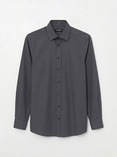 LCWAIKIKI Classic Slim Fit Poplin Erkek Gömlek - W62530Z8-CWN