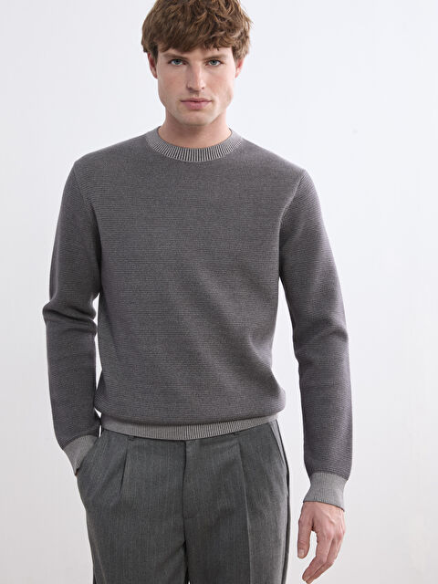 SOUTHBLUE Bisiklet Yaka Erkek Triko Kazak - W63367Z8-RFH